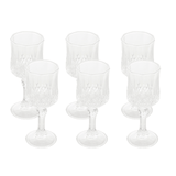 Jogo 6 Taças para Licor de Vidro Diamante 60ml - Ela Decora