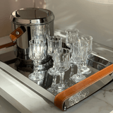 Jogo 6 Taças para Licor de Vidro Diamante 60ml - Ela Decora