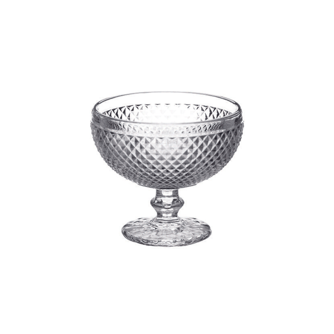 Jogo 6 Taças para Sobremesa Bico de Jaca de Vidro 390ml - Ela Decora