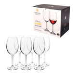 Jogo 6 Taças para Vinho Bordeaux Gastro Cristal 580ml - Ela Decora