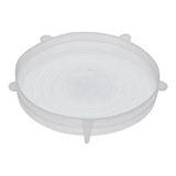 Jogo 6 Tampas de Silicone Flexiveis - Ela Decora