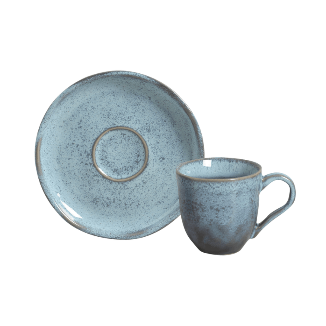 Jogo 6 Xícaras de Café Bio Breeze 120ml - Ela Decora