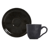 Jogo 6 Xícaras de Café com Píres Bio Stoneware Imo 120ml - Ela Decora