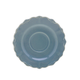 Jogo 6 Xicaras de Café com Pires em Porcelana Fancy Verde 90ml - Ela Decora