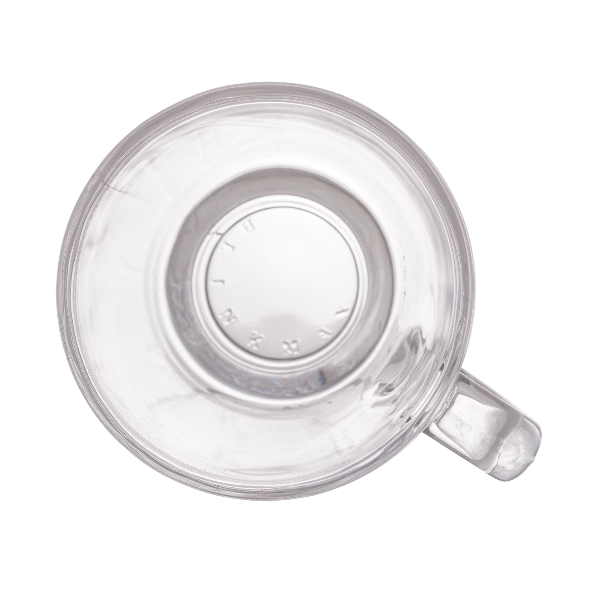 Jogo 6 Xícaras de Café Com Pires Madeira Coração Liptus 75ml - Ela Decora