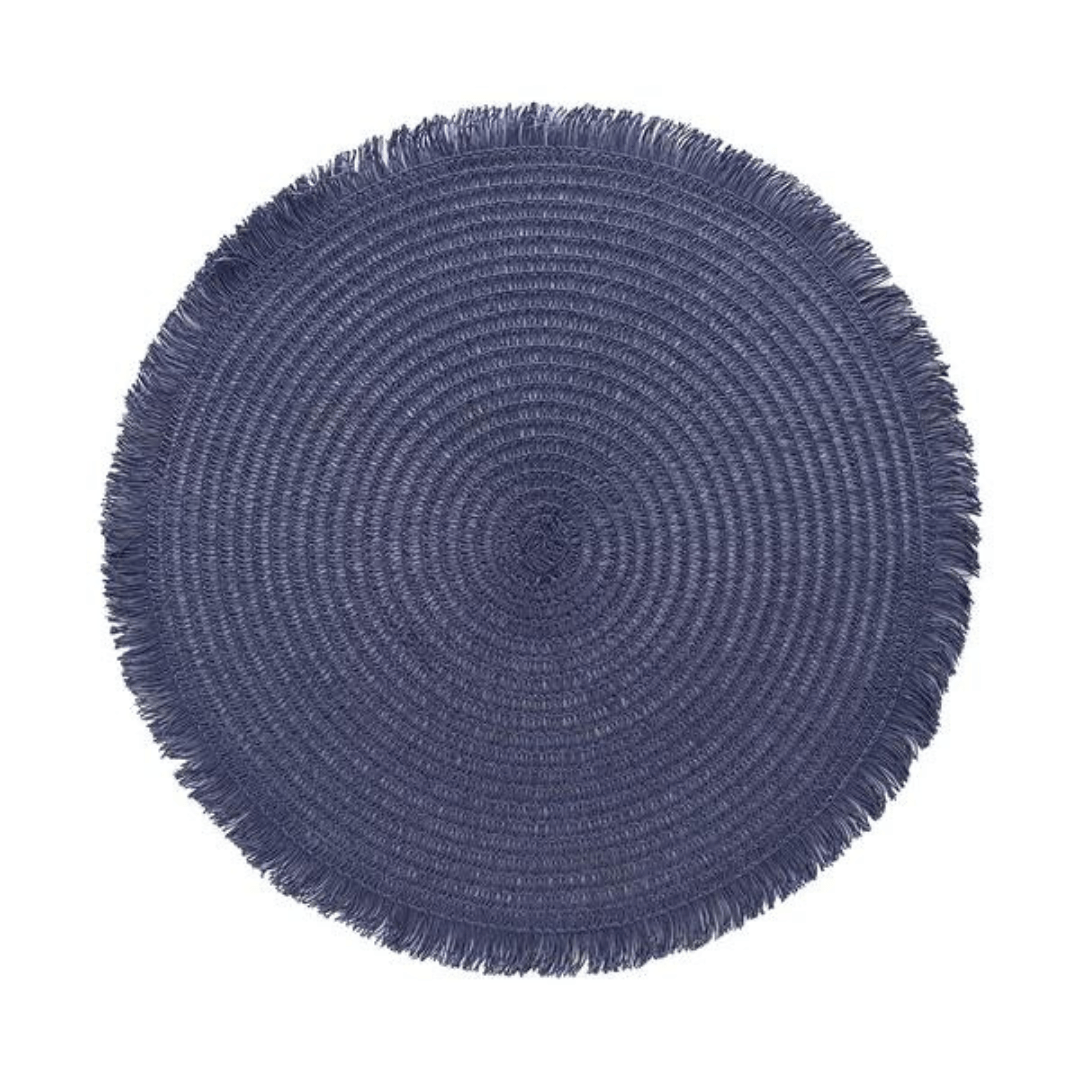 Jogo Americano Avulso Lana Azul 38cm - Ela Decora
