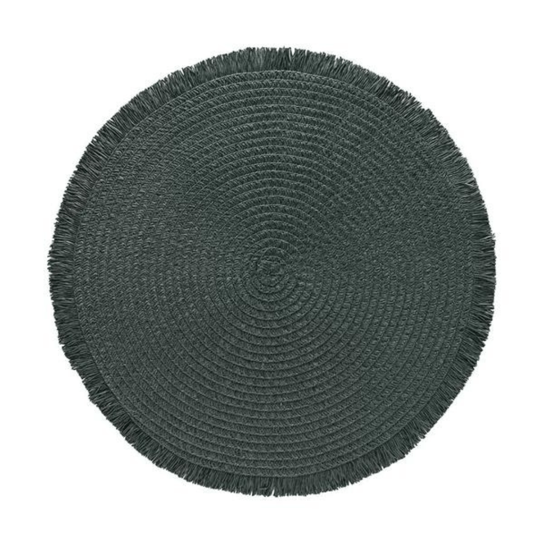 Jogo Americano Avulso Lana Verde Floresta 38cm - Ela Decora