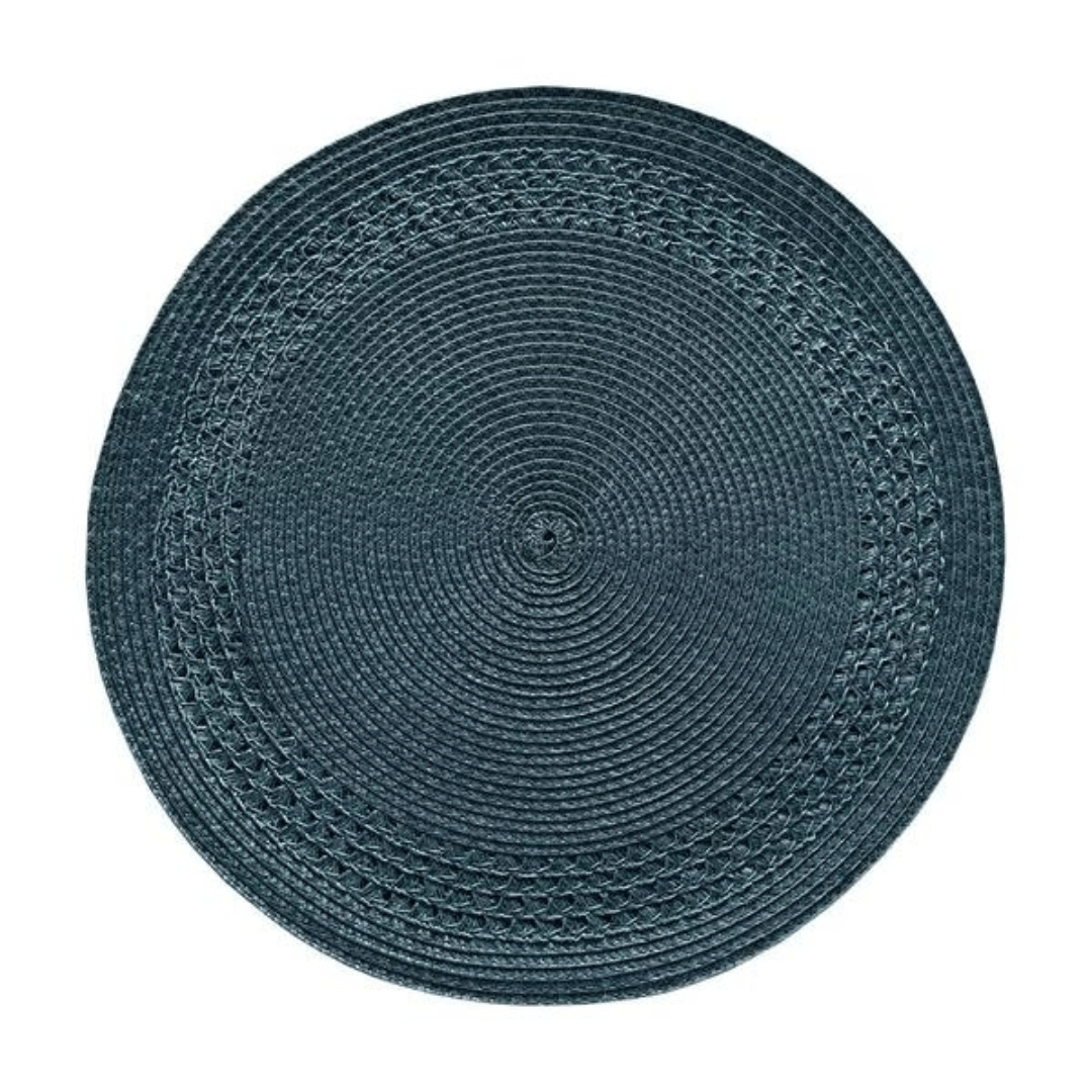 Jogo Americano Avulso Luna Aguas Profundas Azul 38cm - Ela Decora