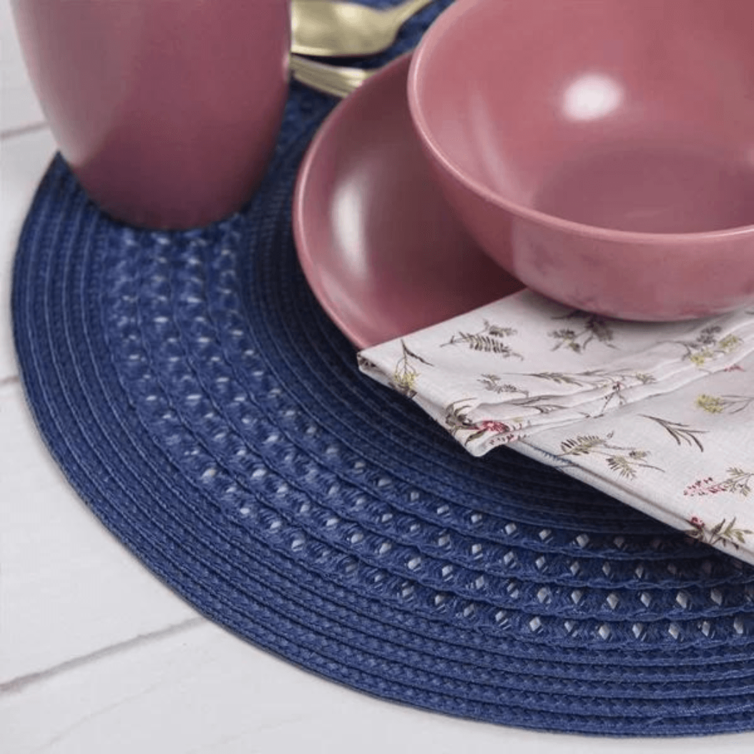 Jogo Americano Avulso Luna Aguas Profundas Azul 38cm - Ela Decora