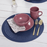 Jogo Americano Avulso Luna Aguas Profundas Azul 38cm - Ela Decora