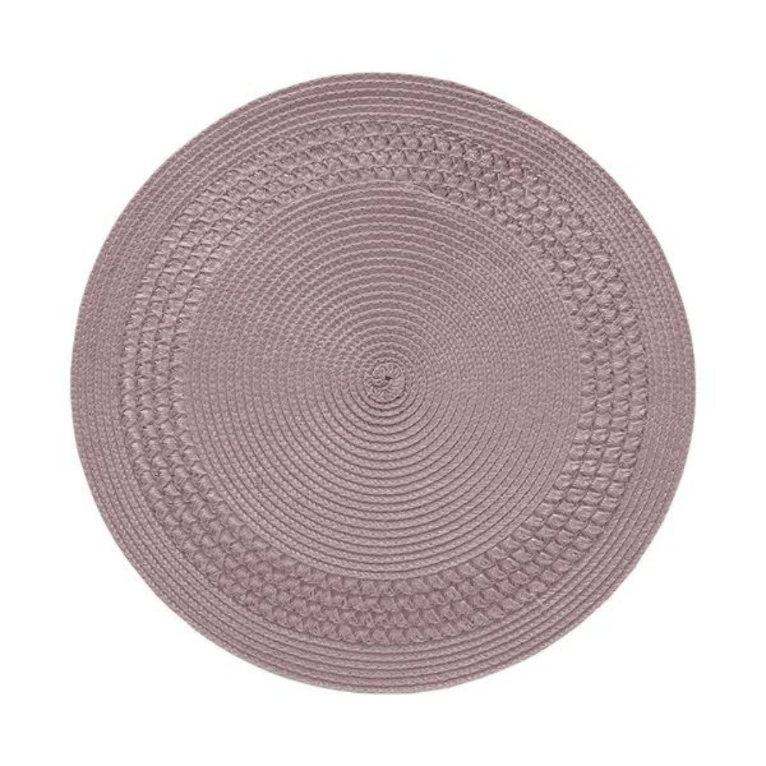 Jogo Americano Avulso Luna Tresse Rosa 38cm - Ela Decora