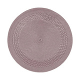 Jogo Americano Avulso Luna Tresse Rosa 38cm - Ela Decora
