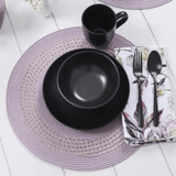 Jogo Americano Avulso Luna Tresse Rosa 38cm - Ela Decora