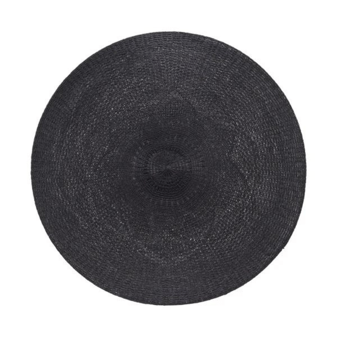 Jogo Americano Avulso Serenity Preto 38cm - Ela Decora