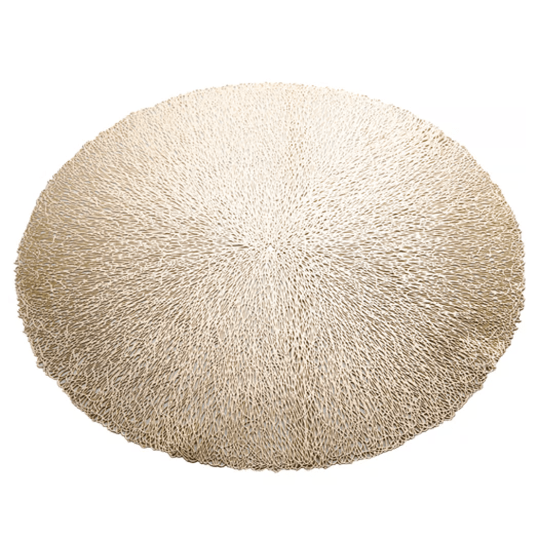 Jogo Americano de Plástico Columbus Dourado 38cm - Ela Decora
