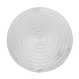 Jogo Americano Descanso de Prato Espiral Prateado - 38 cm - Ela Decora