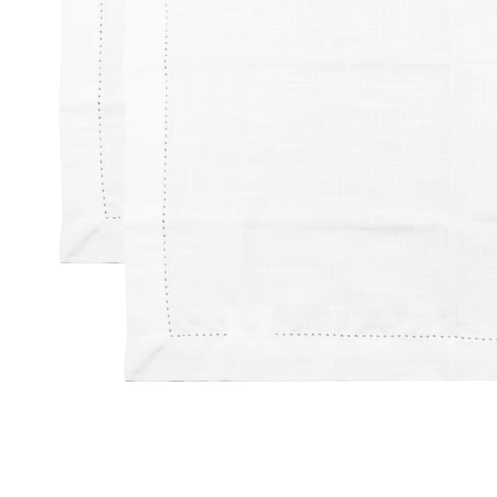 Jogo Americano em Tecido Branco 50cm x 35cm - 2 Peças - Ela Decora