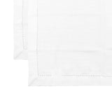 Jogo Americano em Tecido Branco 50cm x 35cm - 2 Peças - Ela Decora