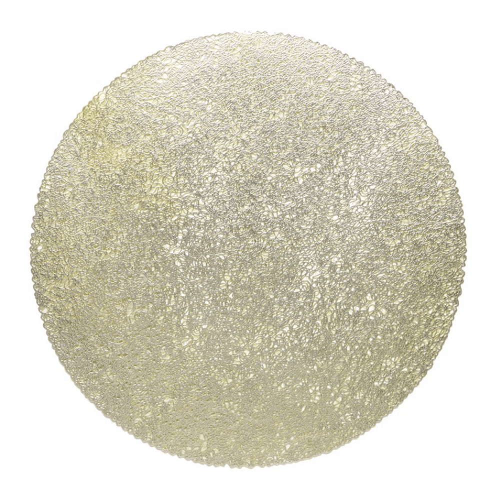 Jogo Americano PVC Lori Dourado - 40 cm - Ela Decora