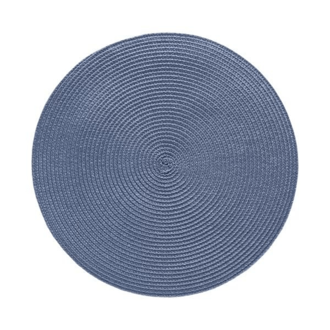Jogo Americano Redondo Avulso Luna Azul Infinity 38cm - Ela Decora