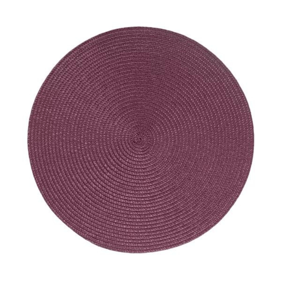 Jogo Americano Redondo Avulso Luna Licor de Cassis 38cm - Ela Decora