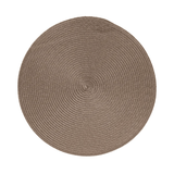 Jogo Americano Redondo Avulso Luna Mocca 38cm - Ela Decora