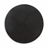 Jogo Americano Redondo Avulso Luna Preto 38cm - Ela Decora