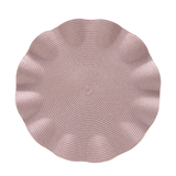 Jogo Americano Redondo Avulso Luna Wave Rose 38cm - Ela Decora