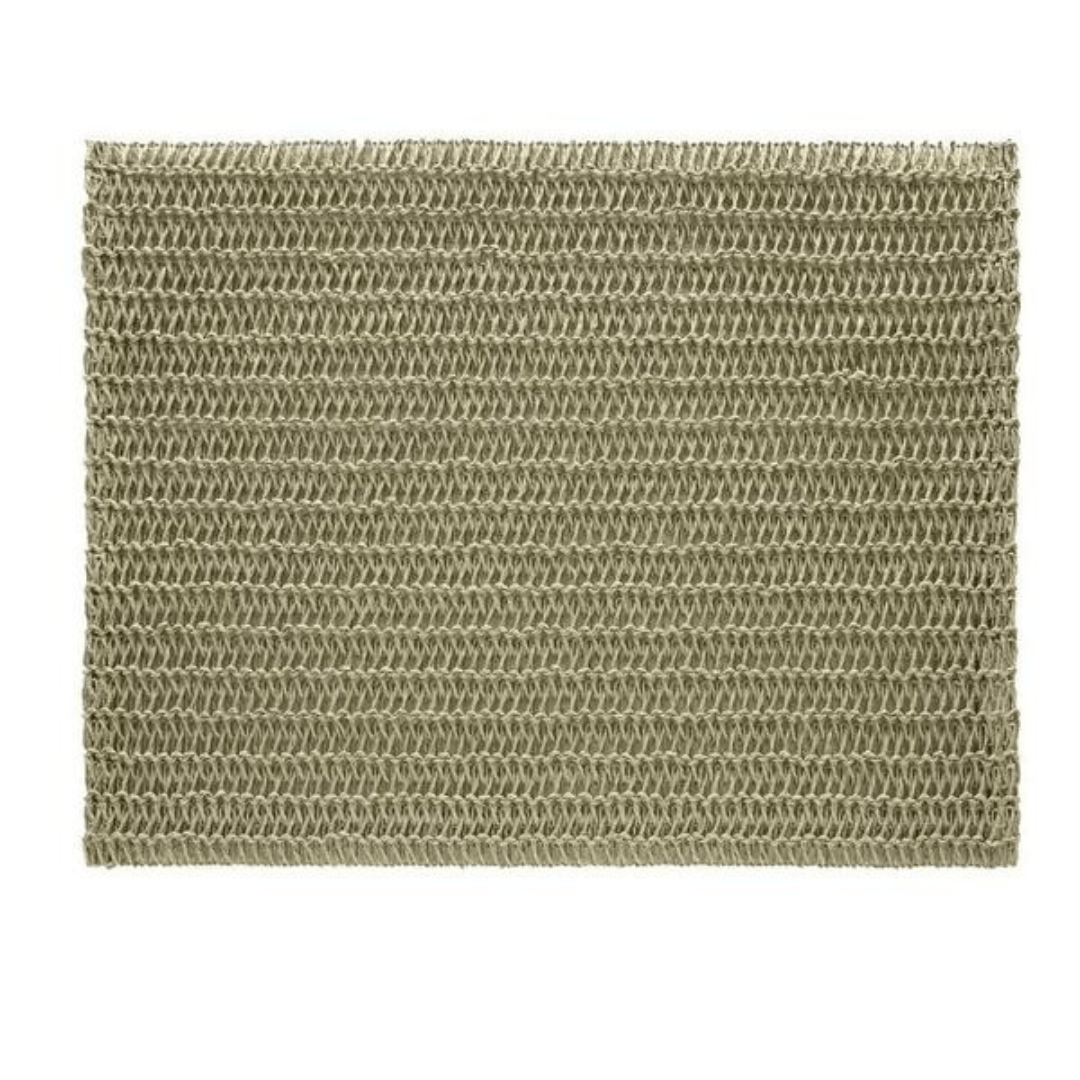 Jogo Americano Retangular Avulso Florença Natural 35cmx47cm - Ela Decora