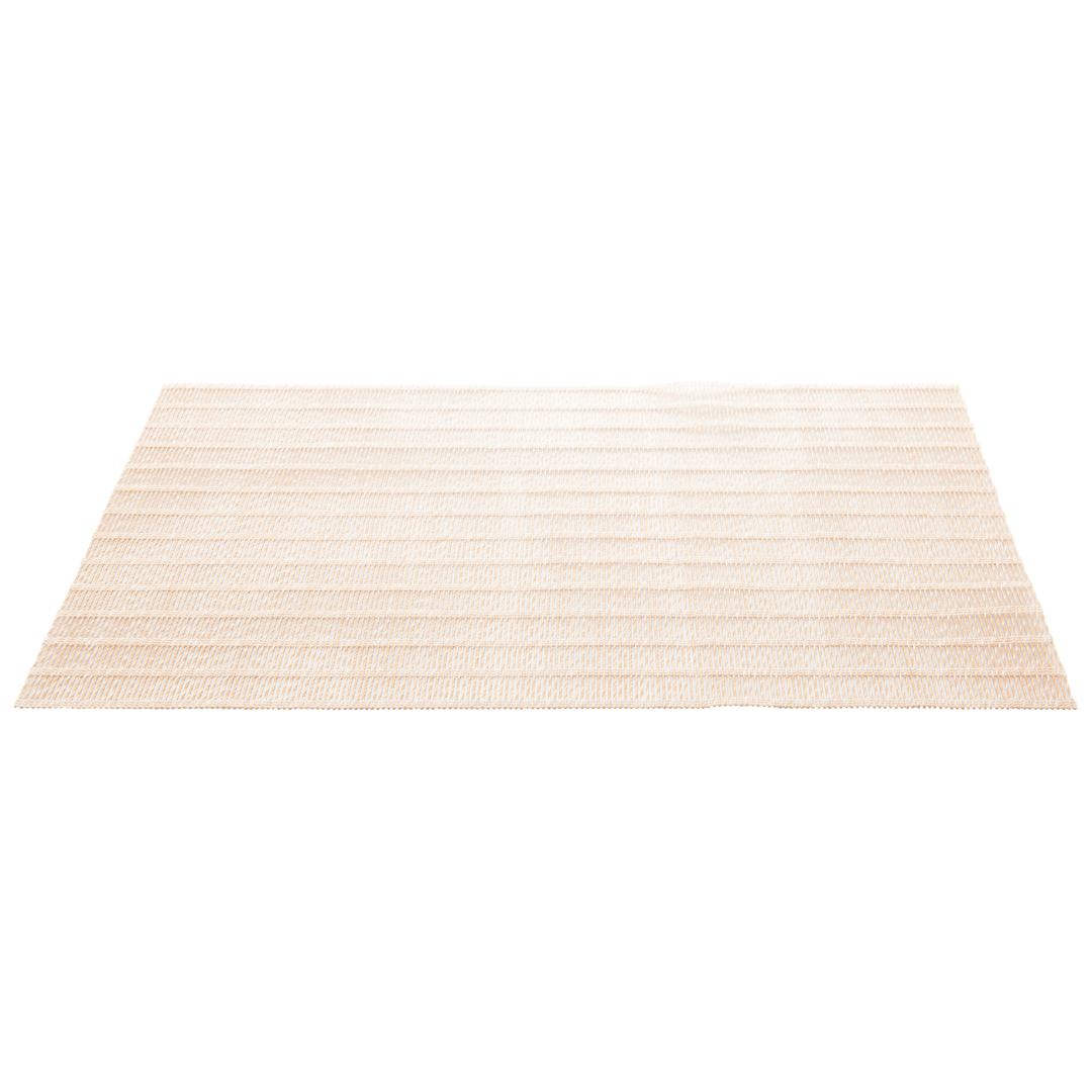 Jogo Americano Retangular em PVC Mescla Dourado 45cm - Ela Decora