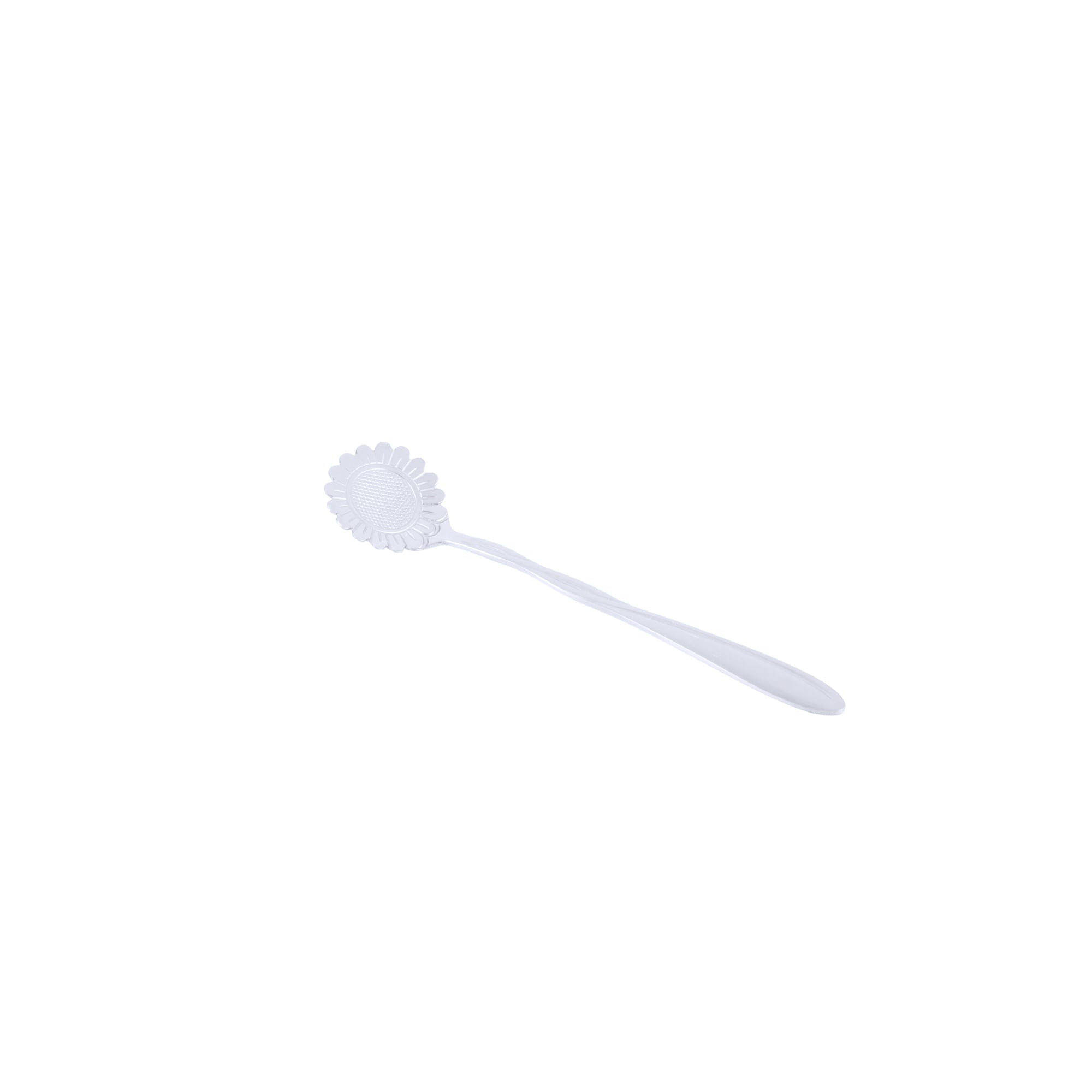 Jogo de Colheres em Aço Inox Estilo Flor 4 Peças - Ela Decora