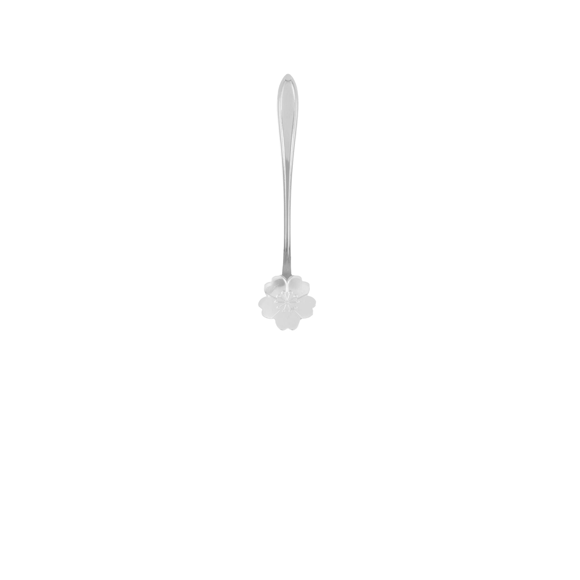 Jogo de Colheres em Aço Inox Estilo Flor 4 Peças - Ela Decora