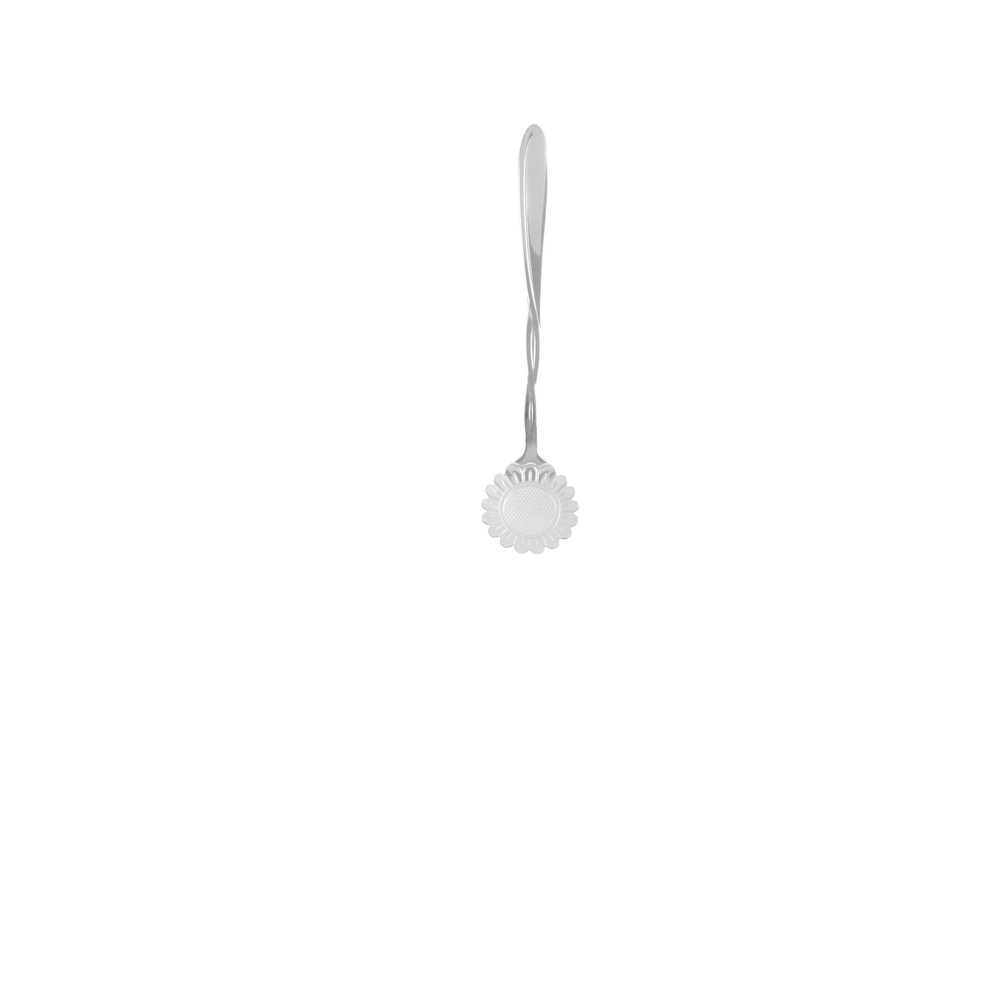Jogo de Colheres em Aço Inox Estilo Flor 4 Peças - Ela Decora