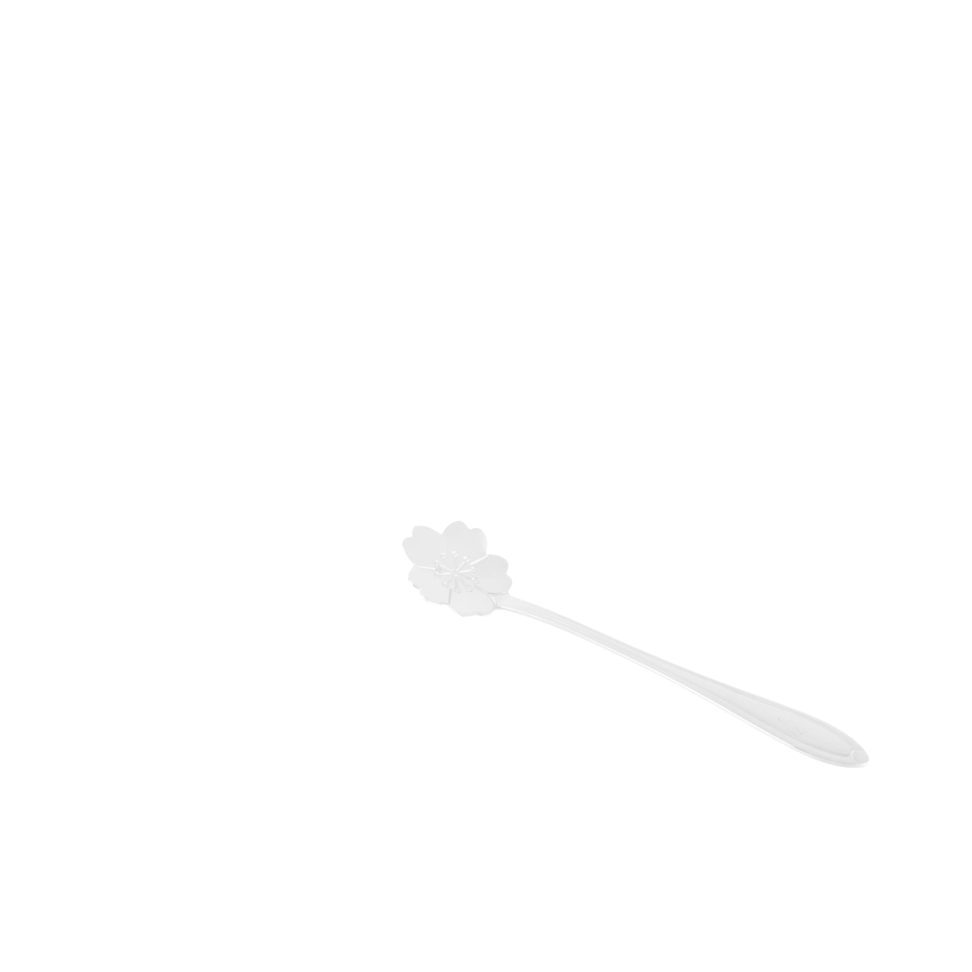 Jogo de Colheres em Aço Inox Estilo Flor 4 Peças - Ela Decora