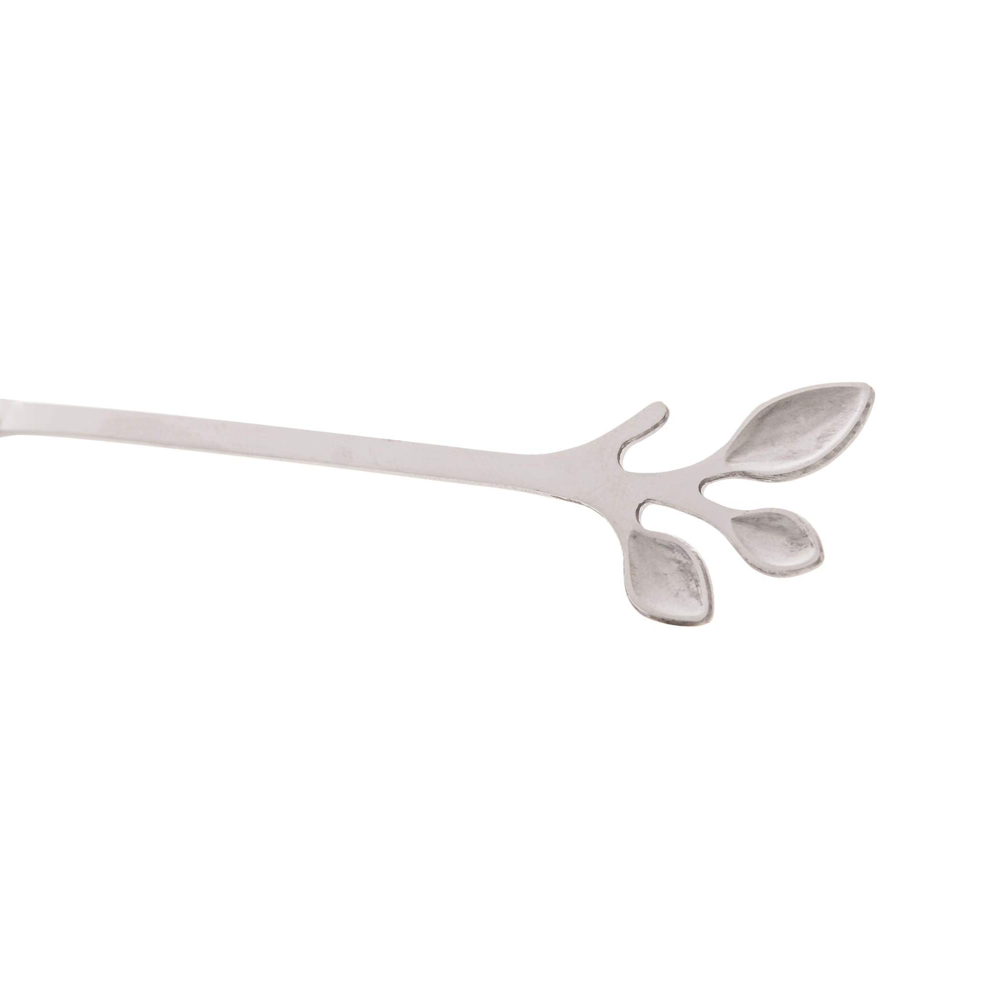 Jogo de Garfos para Aperitivo em Aço Inox Leaves 4 Peças - Ela Decora