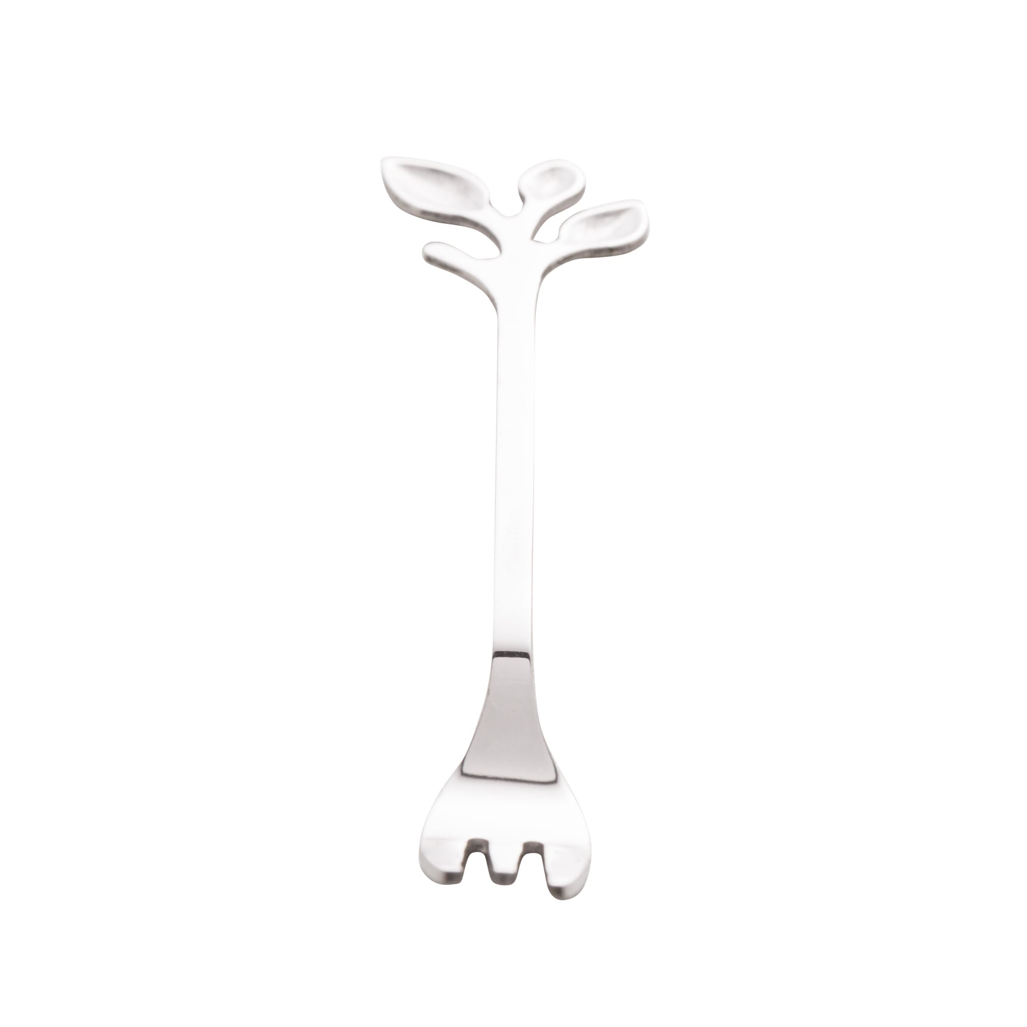Jogo de Garfos para Aperitivo em Aço Inox Leaves 4 Peças - Ela Decora