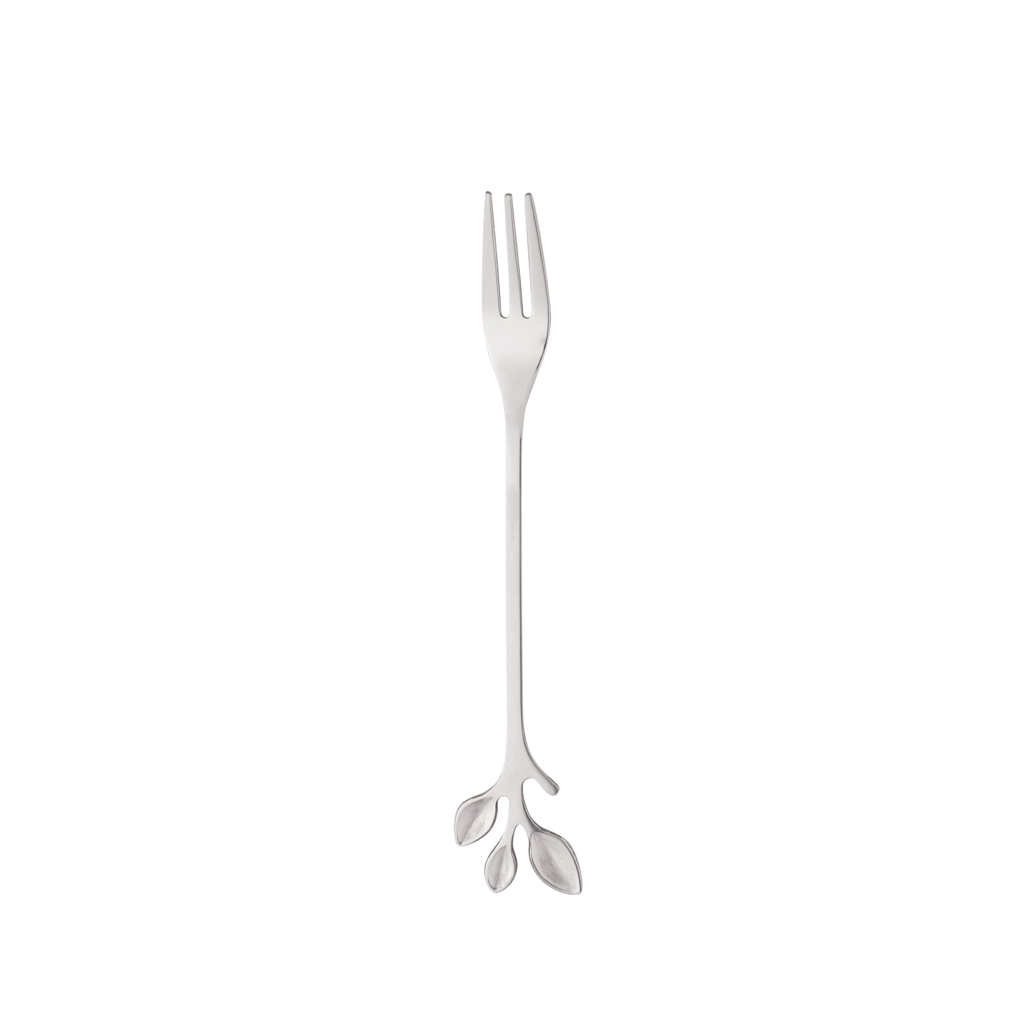 Jogo de Garfos para Aperitivo em Aço Inox Leaves 4 Peças - Ela Decora