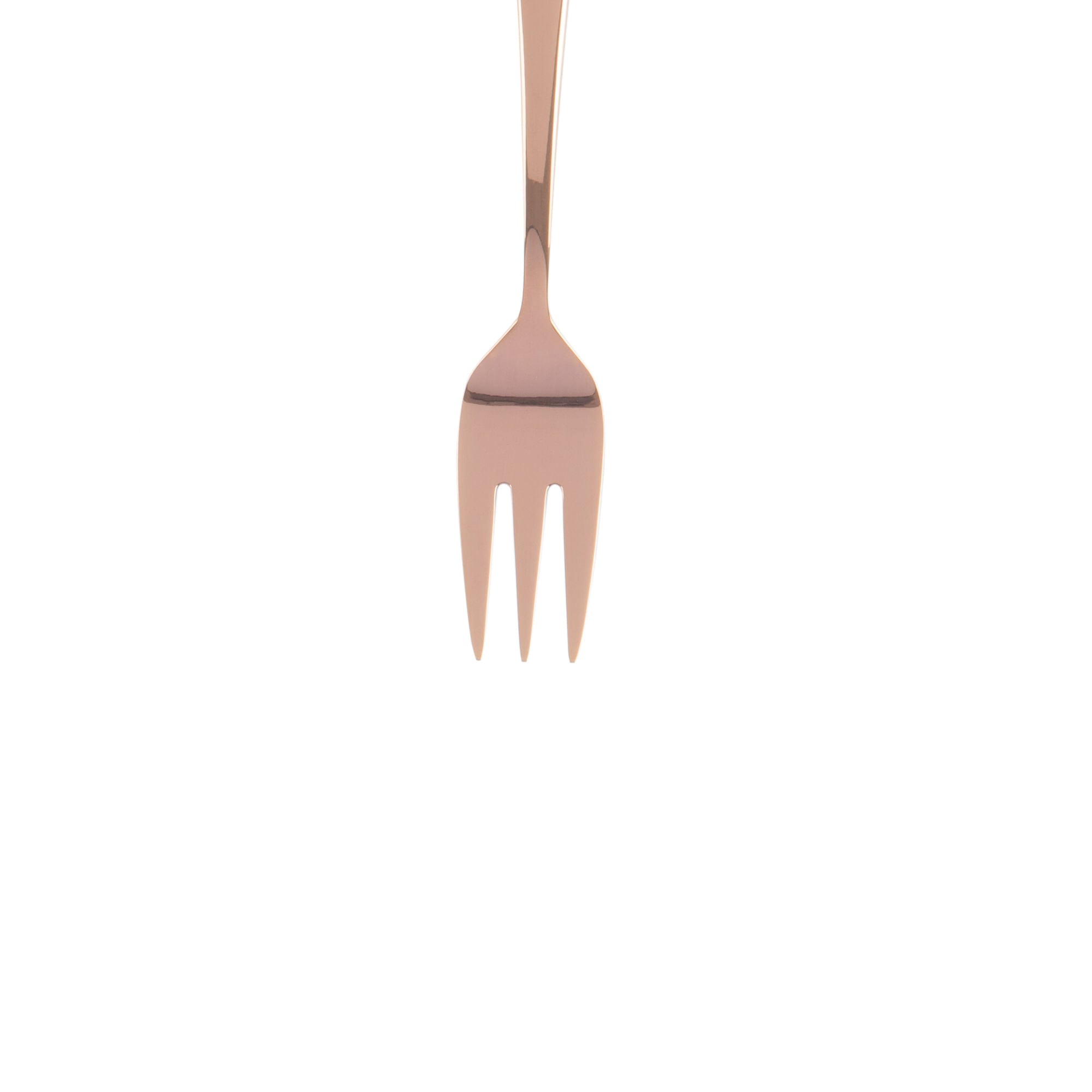 Jogo de Garfos para Bolo Aço Inox Pisa Rose Gold 6 Peças - Ela Decora