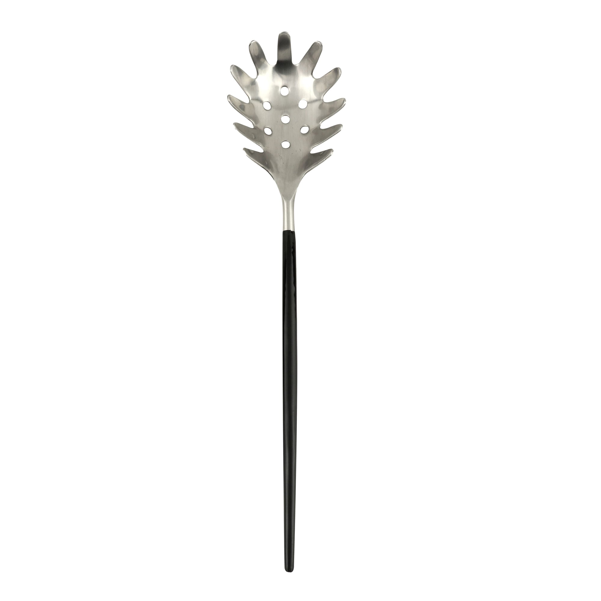 Jogo de Talheres 2 Peças para Servir Massas Aço Inox Preto - Ela Decora