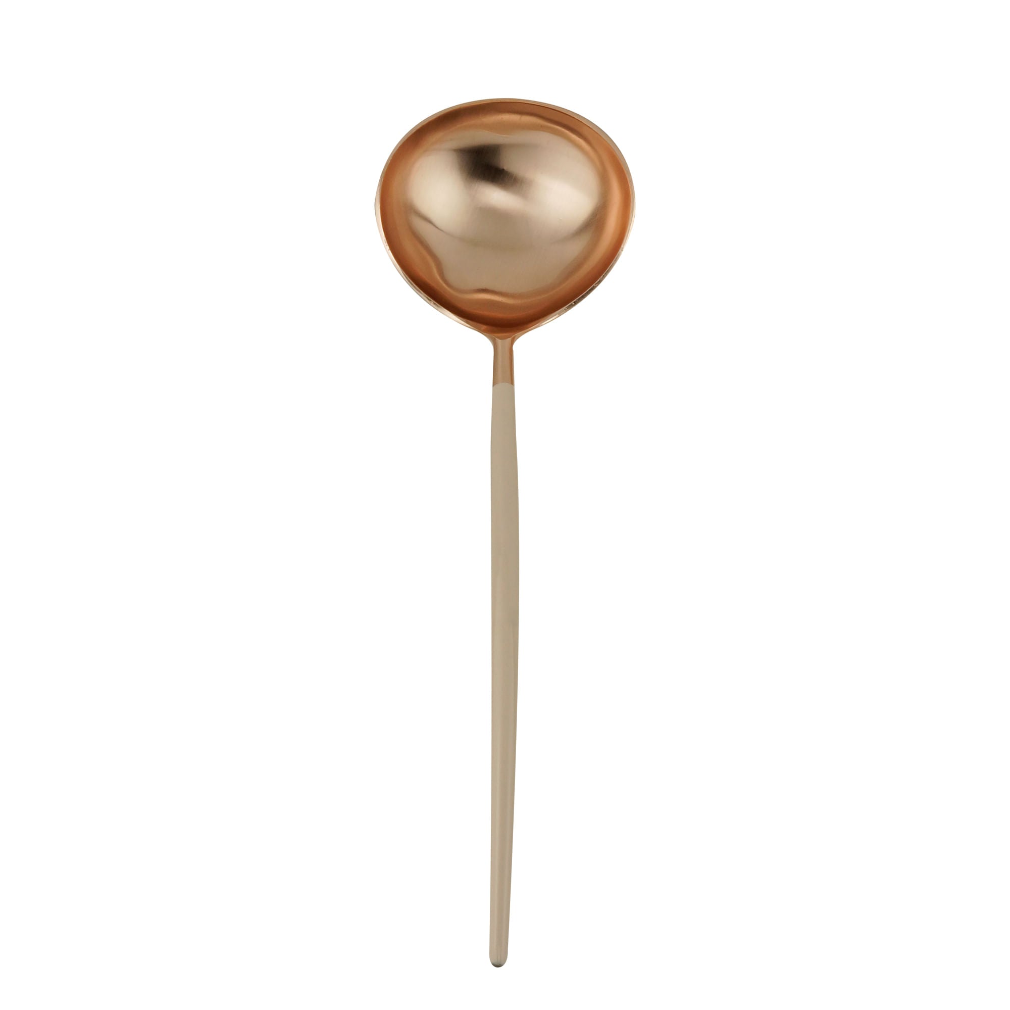 Jogo de Talheres para Servir Massas Aço Inox Rose Gold e Nude - Ela Decora