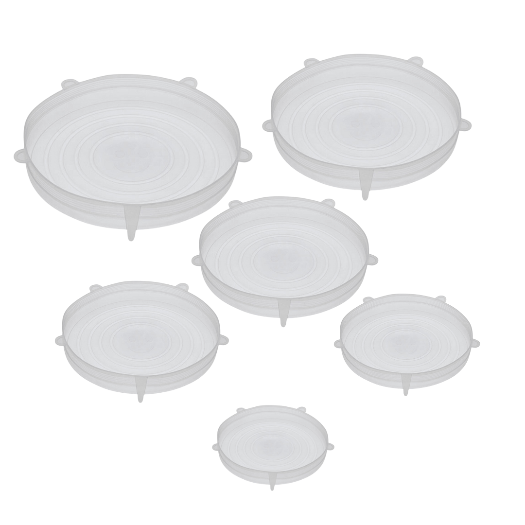 Jogo de Tampas de Silicone 6 Peças - Ela Decora