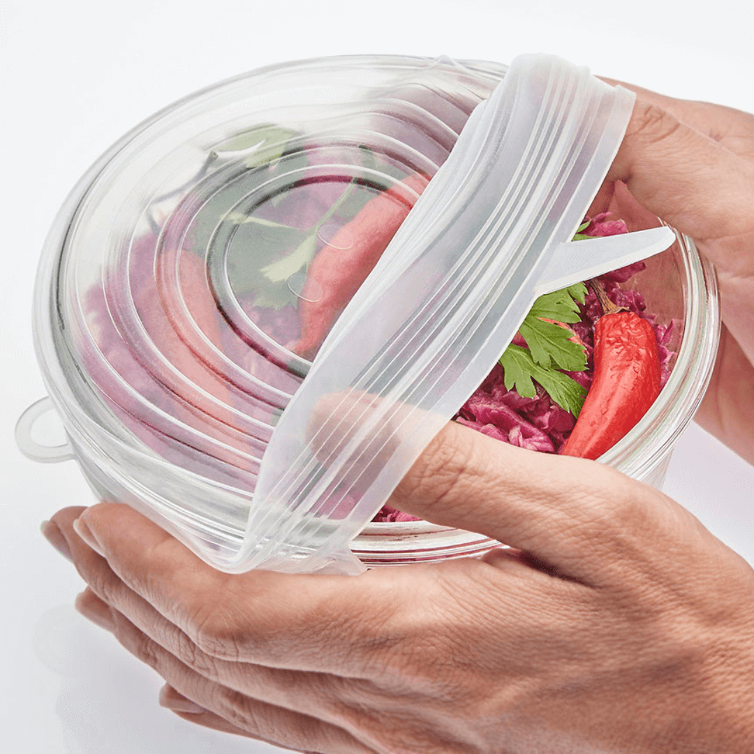 Jogo de Tampas de Silicone 6 Peças - Ela Decora