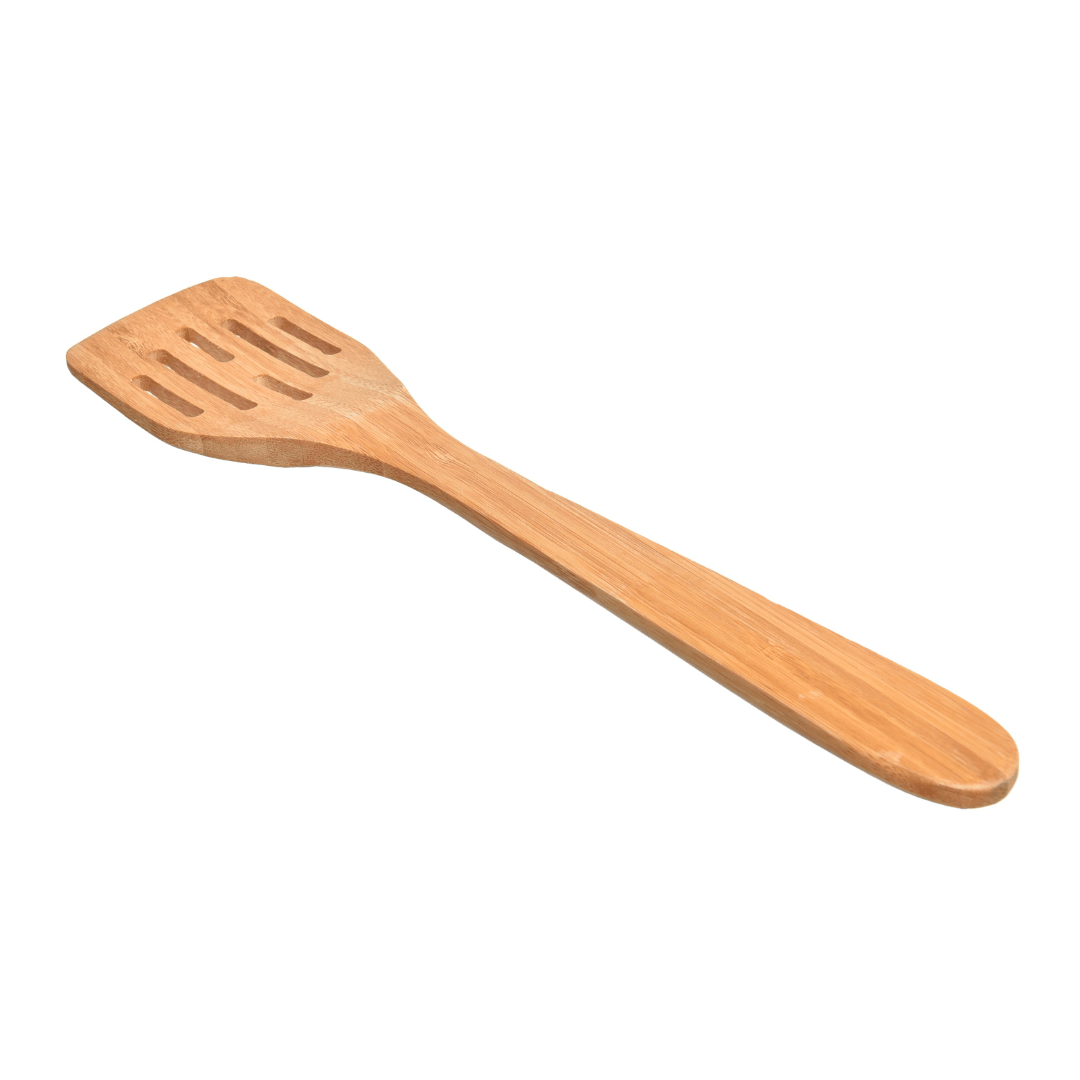 Jogo de Utensílios Bambu 6 Peças - Ela Decora