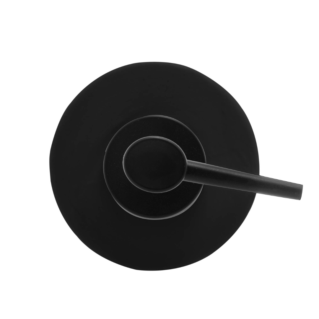 Jogo para Banheiro Leaf em Ceramica Preto 2 Peças - Ela Decora