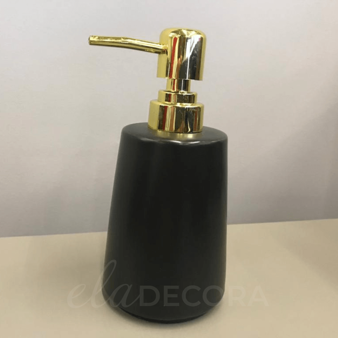 Jogo para Banheiro Preto 3 Peças - Ela Decora
