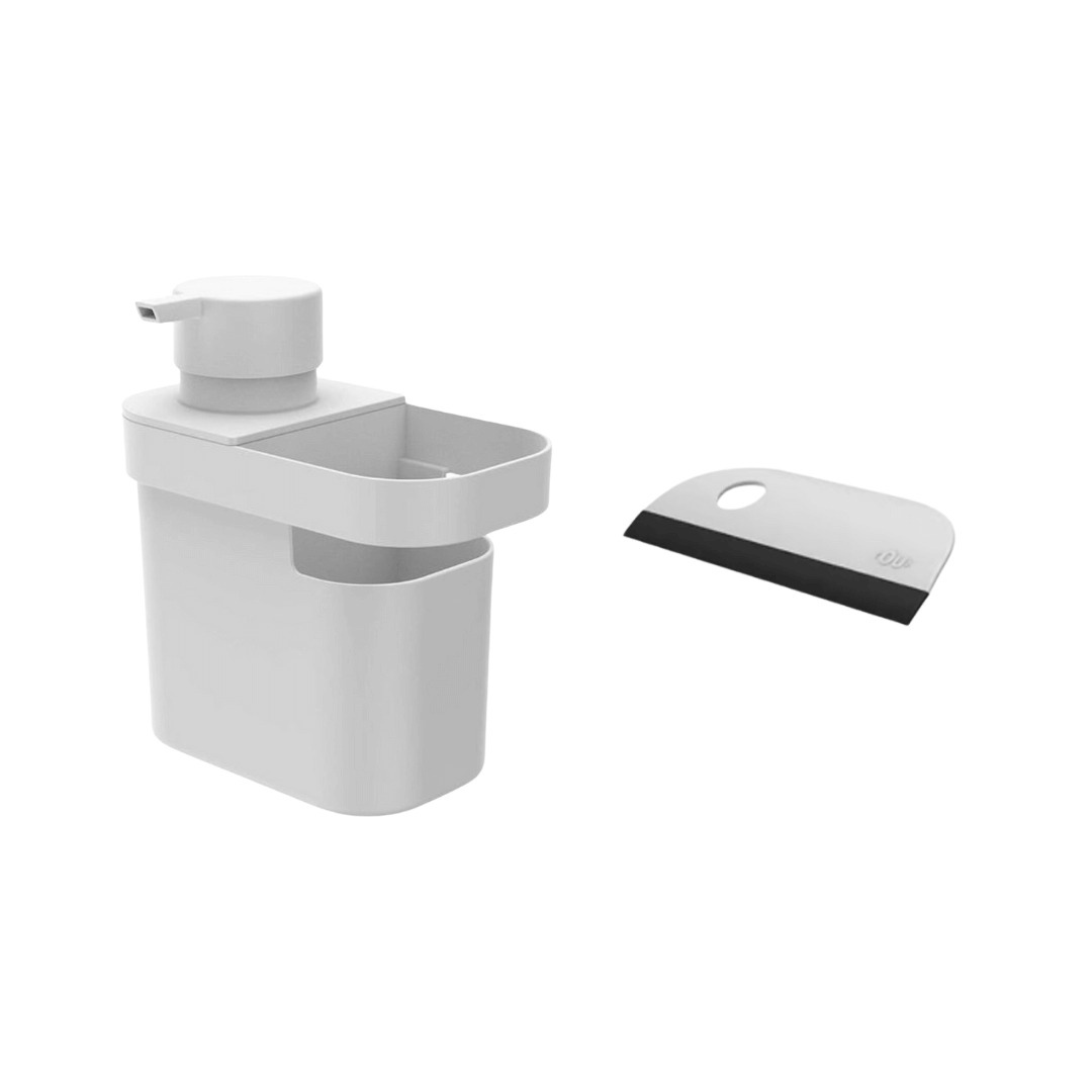 Jogo para Cozinha Trium Branco 2 Peças - Ela Decora