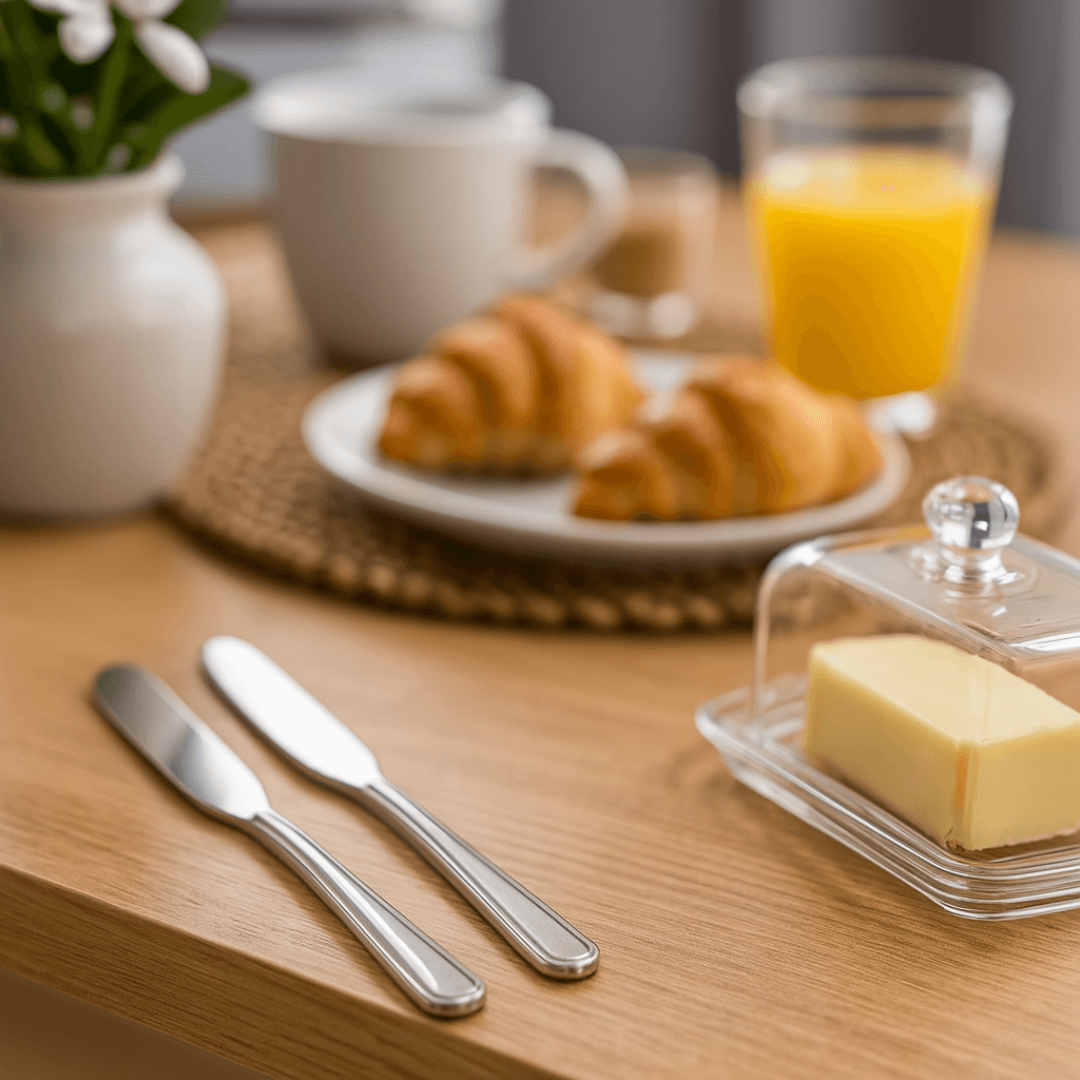 Jogo 4 Espatulas para Aperitivos de Inox 15cm