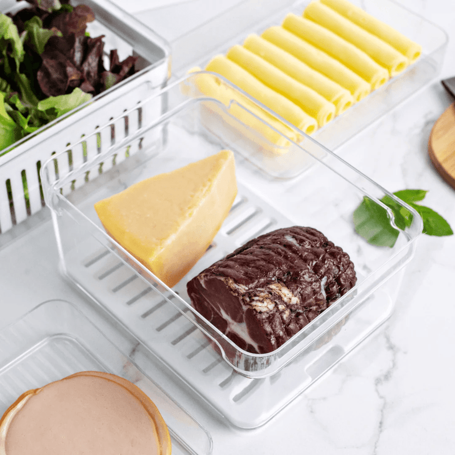 Kit 2 Organizadores Clear Fresh 2,2 Litros - Ela Decora
