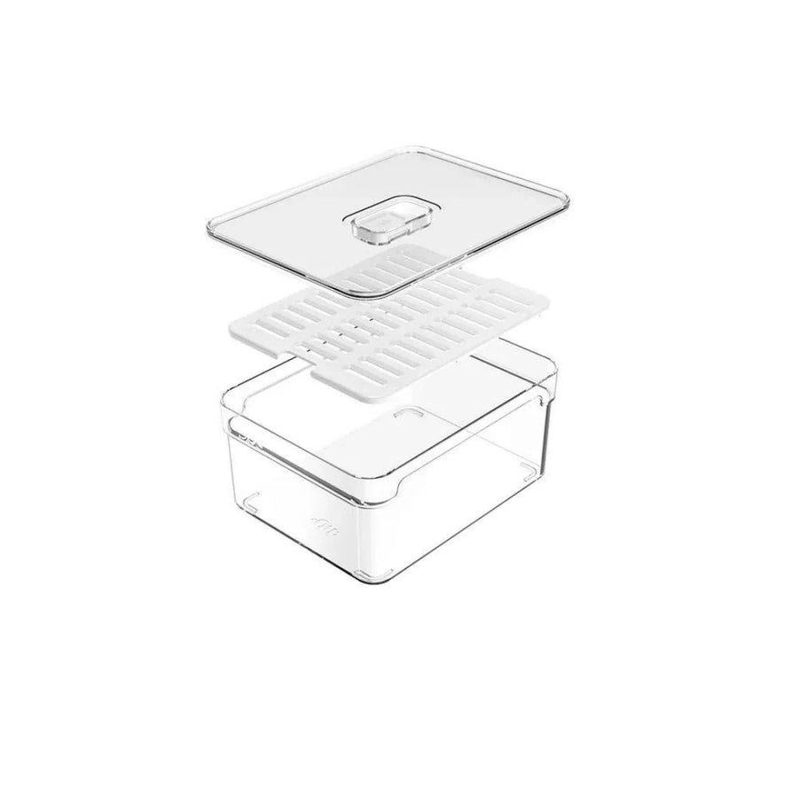 Kit 2 Organizadores Clear Fresh 2,2 Litros - Ela Decora