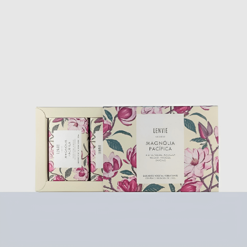 Kit 2 Sabonetes em Barra Magnólia Pacífica Arabesc 150g L' envie - Ela Decora